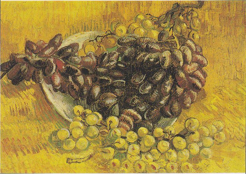 Vincent Van Gogh Still Life with Grapes Norge oil painting art